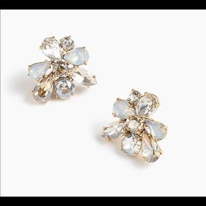 J Crew cluster stone earrings